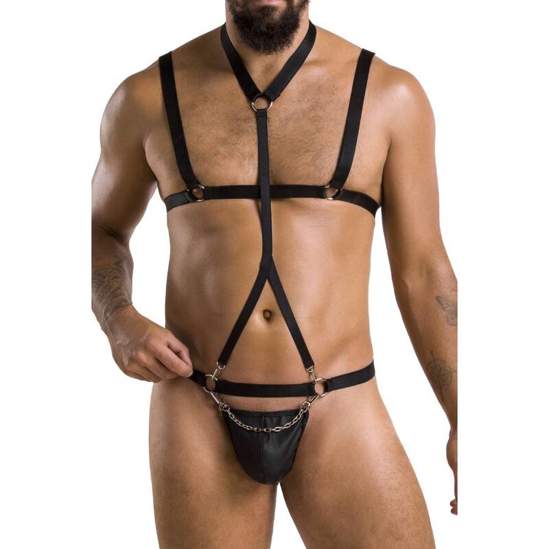 PASSION - 039 SET ANDREW BLACK L/XL - NOCTURNA DESIRES