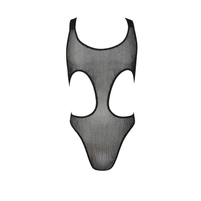 PASSION - 040 BODY LEON BLACK L/XL - NOCTURNA DESIRES