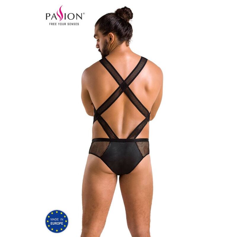 PASSION - 045 BODY VICTOR BLACK L/XL - NOCTURNA DESIRES