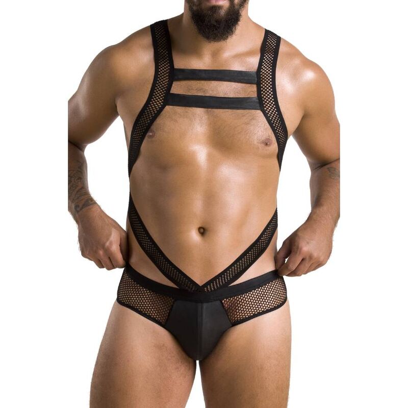PASSION - 045 BODY VICTOR BLACK L/XL - NOCTURNA DESIRES