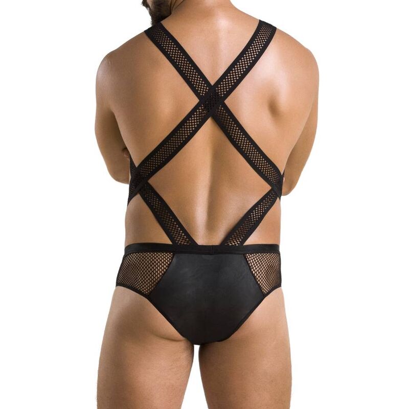 PASSION - 045 BODY VICTOR BLACK L/XL - NOCTURNA DESIRES