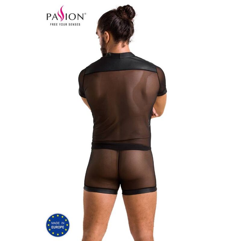 PASSION - 052 SET MICHAEL BLACK L/XL - NOCTURNA DESIRES