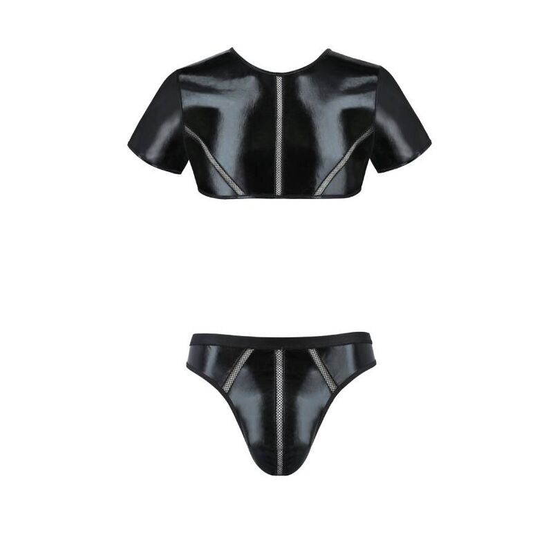PASSION - 057 SET PETER BLACK L/XL - NOCTURNA DESIRES