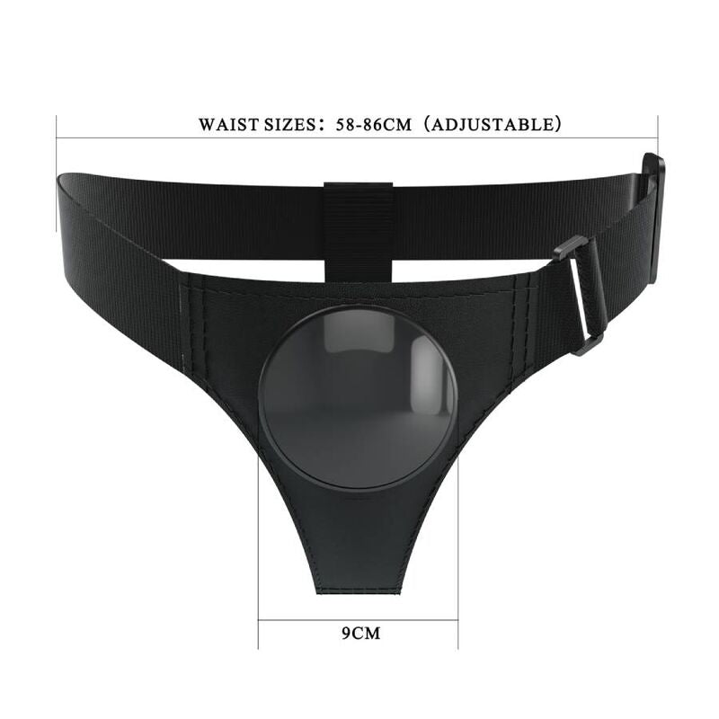 PRETTY LOVE - BLACK UNIVERSAL HARNESS - NOCTURNA DESIRES