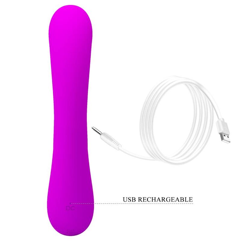 PRETTY LOVE - SINCERE SILICONE CLITORAL VIBRATOR AND SUCKER PURPLE - NOCTURNA DESIRES