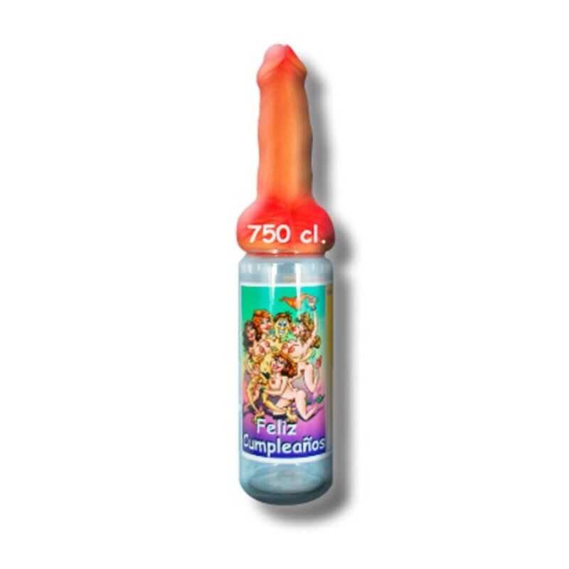 DIABLO PICANTE - PENIS FEEDING BOTTLE BIRTHDAY FLESH 750 ML - NOCTURNA DESIRES