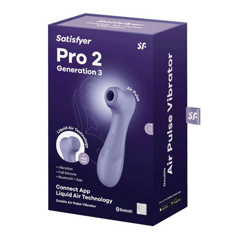SATISFYER - PRO 2 GENERACIÓN 3 LILAC BLUETOOTH & APP - NOCTURNA DESIRES