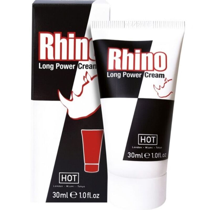 HOT - RHINO LONG POWER CREAM 30ML - NOCTURNA DESIRES