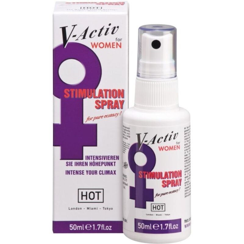 HOT - V-ACTIV PENIS POWER SPRAY WOMEN 50ML - NOCTURNA DESIRES