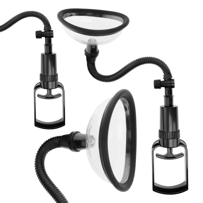 INTENSE - PUMP VAGINAL MANUAL PUMP WITH TWO INTERCHANGEABLE CUPS - NOCTURNA DESIRES