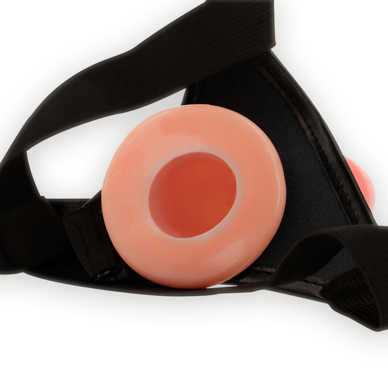 INTENSE - HOLLOW HARNESS WITH DILDO 18 X 3.5 CM - NOCTURNA DESIRES