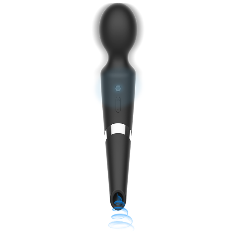 BLACK&SILVER - BECK WAND AND SUCTION CUP 2 IN 1 SILICONE - NOCTURNA DESIRES