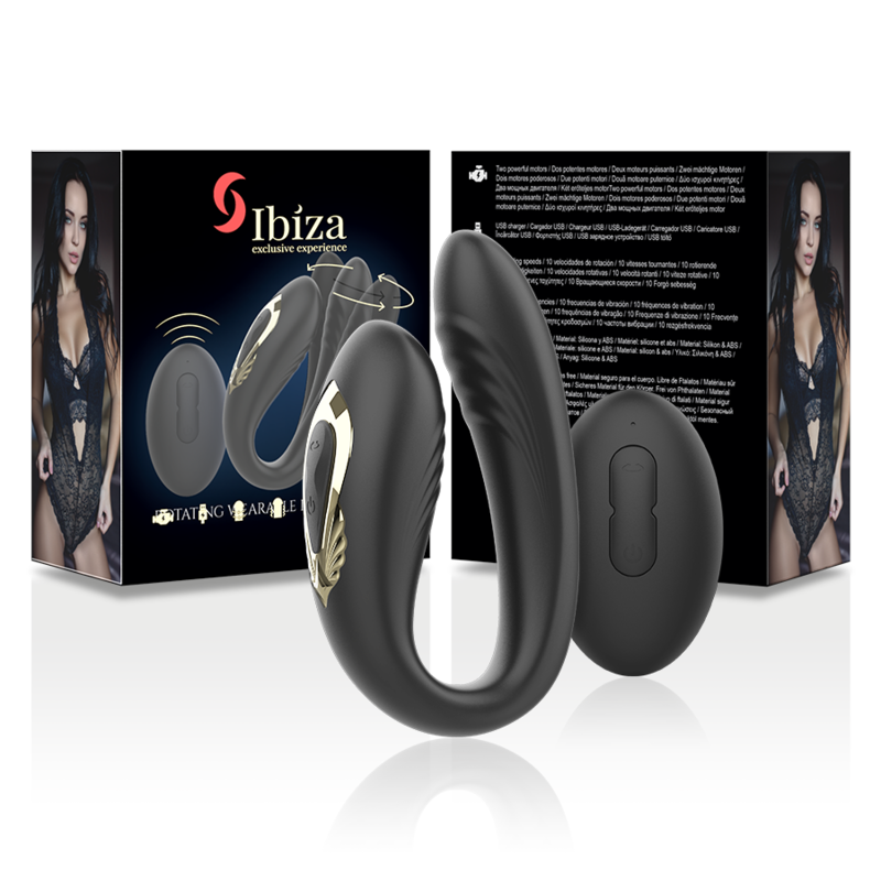 IBIZA - ROTATING DUAL VIBRATOR - NOCTURNA DESIRES