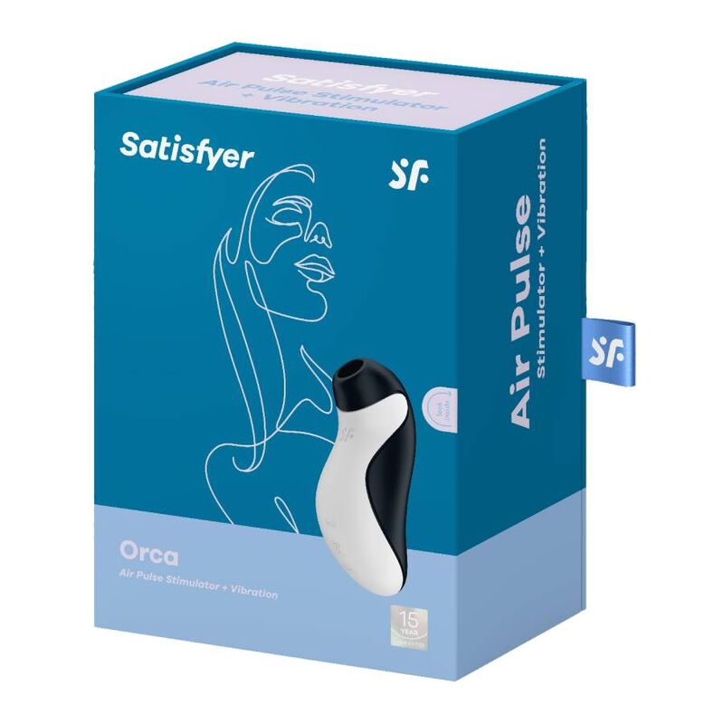 SATISFYER - ORCA AIR PULSE STIMULATOR + VIBRATION - NOCTURNA DESIRES