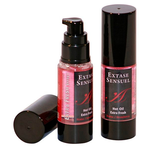 EXTASE SENSUAL - MASSAGE OIL WITH EXTRA FRESH STRAWBERRY EFFECT 30 ML EXTASE SENSUAL NOCTURNA DESIRES