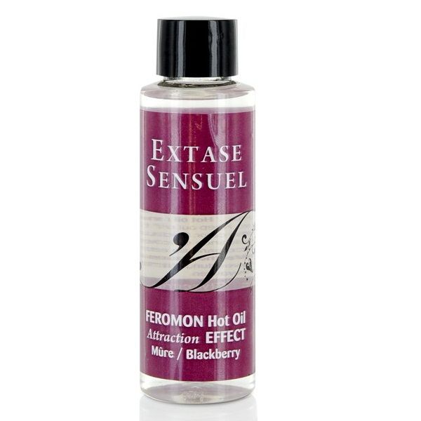 EXTASE SENSUAL - HEATING EFFECT MASSAGE OIL WITH BLACKBERRY PHEROMONES 100 ML EXTASE SENSUAL NOCTURNA DESIRES