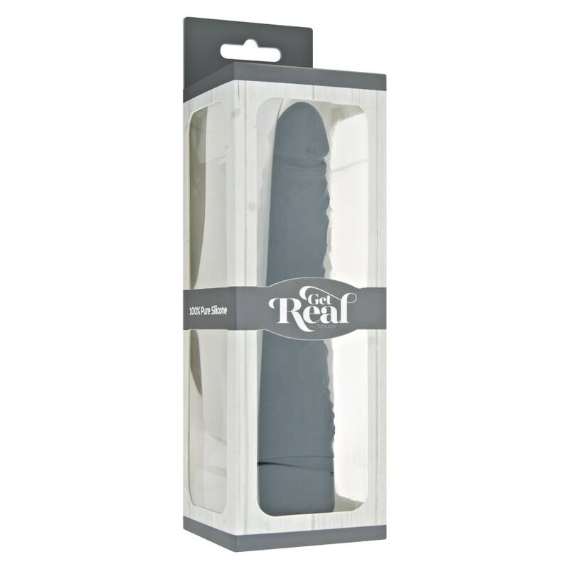 GET REAL - CLASSIC SLIM VIBRATOR BLACK - NOCTURNA DESIRES
