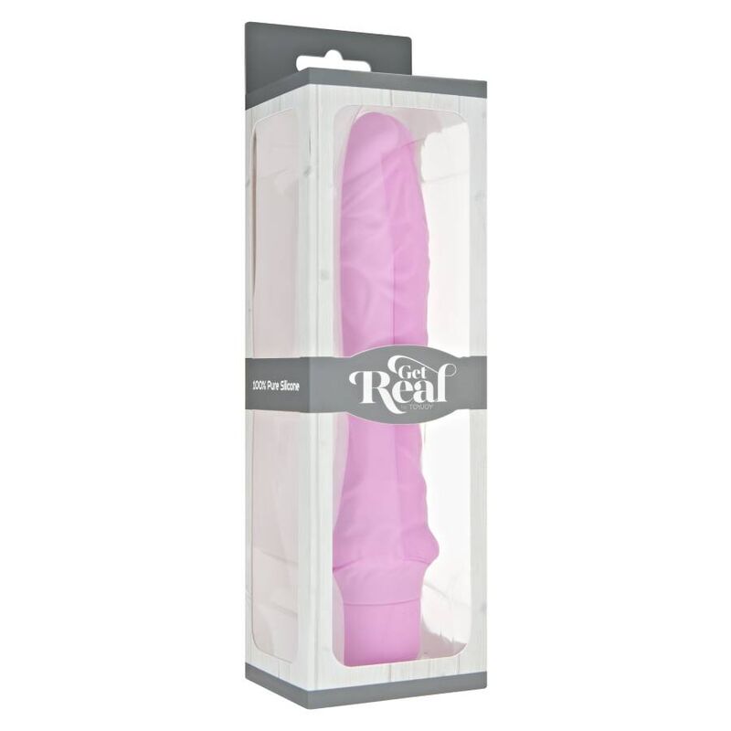 GET REAL - CLASSIC LARGE PINK VIBRATOR - NOCTURNA DESIRES