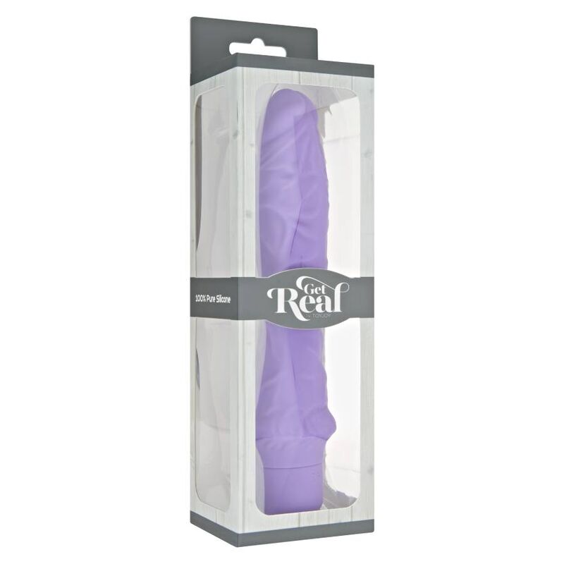 GET REAL - CLASSIC LARGE PURPLE VIBRATOR - NOCTURNA DESIRES