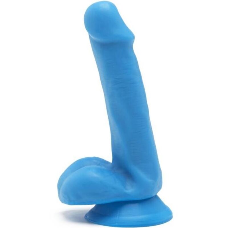 GET REAL - HAPPY DICKS DILDO 12 CM BALLS BLUE - NOCTURNA DESIRES