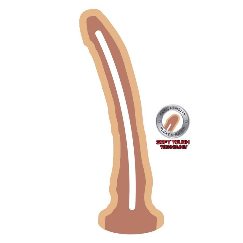 GET REAL - DUAL DENSITY DONG 20,5 CM SKIN - NOCTURNA DESIRES