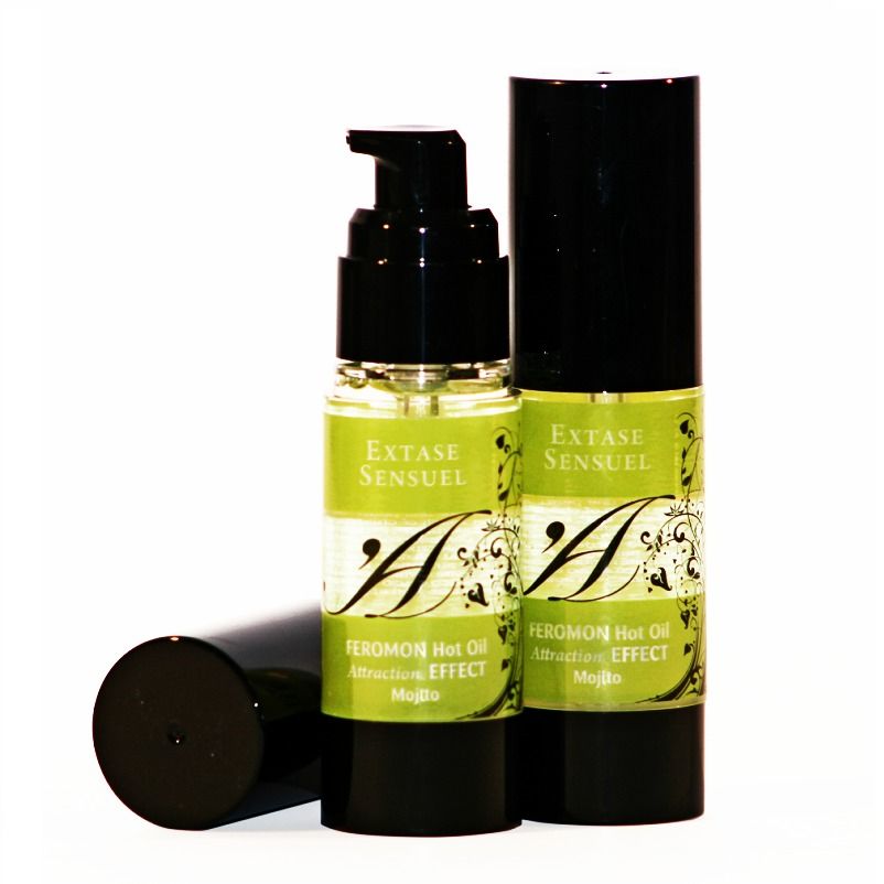 EXTASE SENSUAL - HEAT EFFECT MASSAGE OIL WITH MOJITO PHEROMONES 30 ML EXTASE SENSUAL NOCTURNA DESIRES