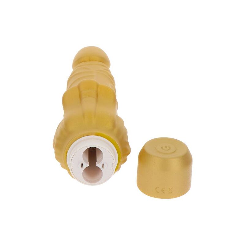 GET REAL - GOLD DICKER STIM VIBRATOR GOLD - NOCTURNA DESIRES