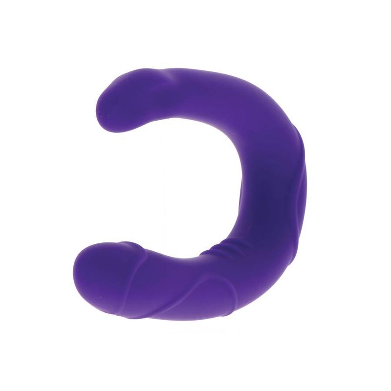 GET REAL - VOGUE MINI DOUBLE DONG PURPLE - NOCTURNA DESIRES