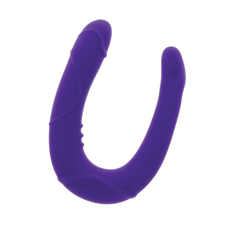 GET REAL - VOGUE MINI DOUBLE DONG PURPLE - NOCTURNA DESIRES