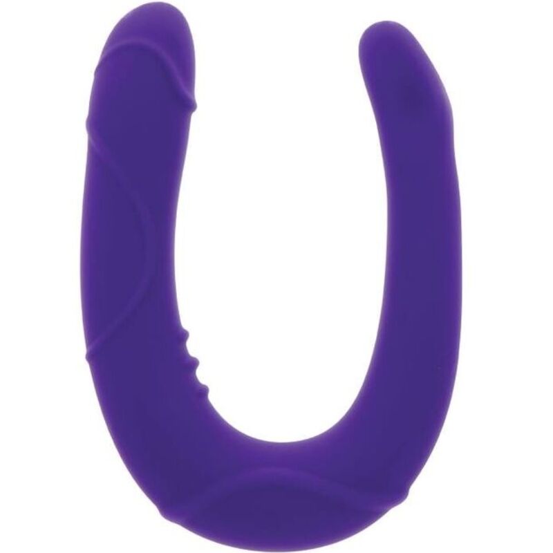 GET REAL - VOGUE MINI DOUBLE DONG PURPLE - NOCTURNA DESIRES