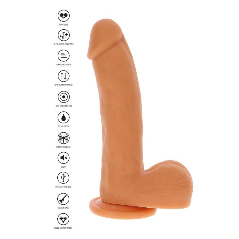 GET REAL - MAGNETIC PULSE TRUSTING DILDO SKIN - NOCTURNA DESIRES