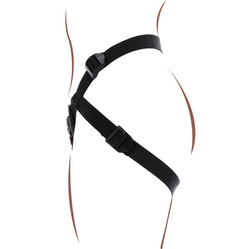 GET REAL - STRAP-ON HARNESS BLACK - NOCTURNA DESIRES
