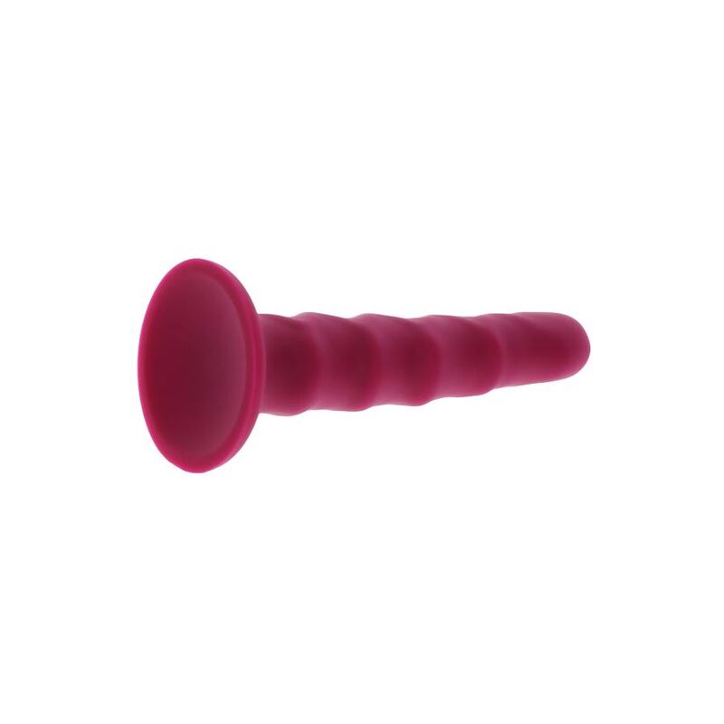 GET REAL - RIBBED DONG 12 CM RED - NOCTURNA DESIRES