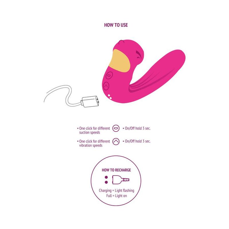 XOCOON - CELESTIAL LOVE VIBE STIMULATOR FUCHSIA - NOCTURNA DESIRES