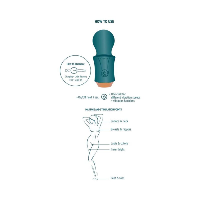 XOCOON - THE TRAVELLER WAND GREEN - NOCTURNA DESIRES
