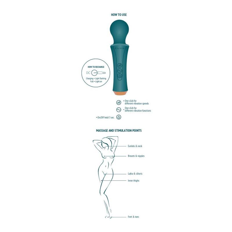 XOCOON - THE PERSONAL WAND GREEN - NOCTURNA DESIRES
