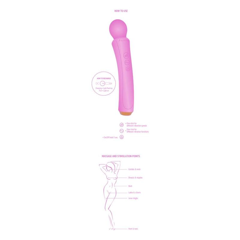 XOCOON - THE CURVED WAND FUCHSIA - NOCTURNA DESIRES