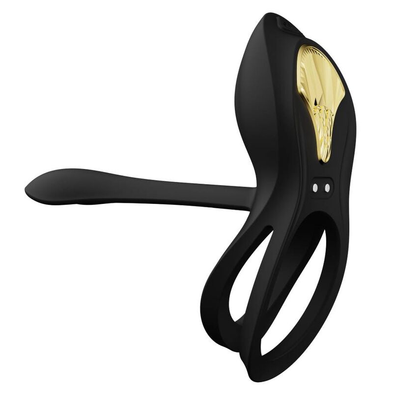 ZALO - BAYEK VIBRATING COUPLES RING BLACK - NOCTURNA DESIRES
