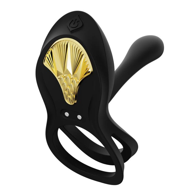 ZALO - BAYEK VIBRATING COUPLES RING BLACK - NOCTURNA DESIRES