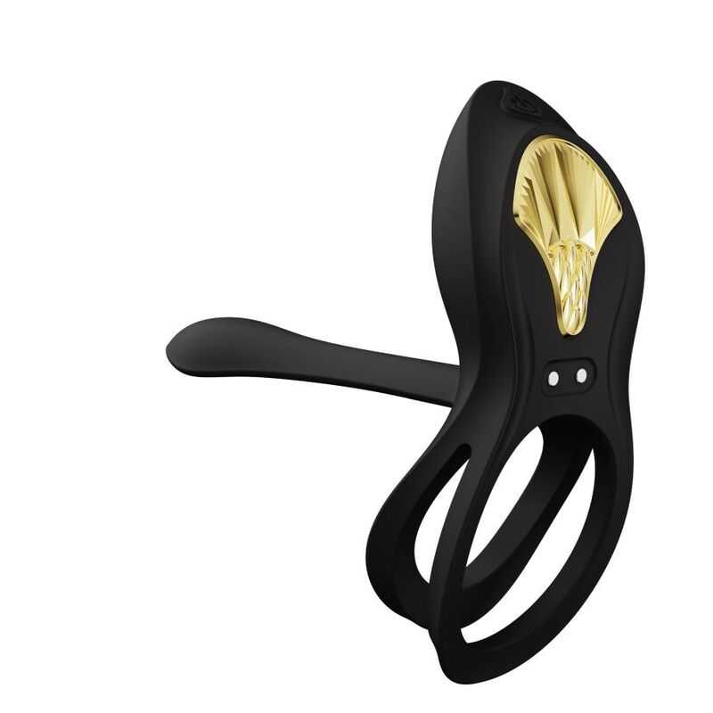 ZALO - BAYEK VIBRATING COUPLES RING BLACK - NOCTURNA DESIRES