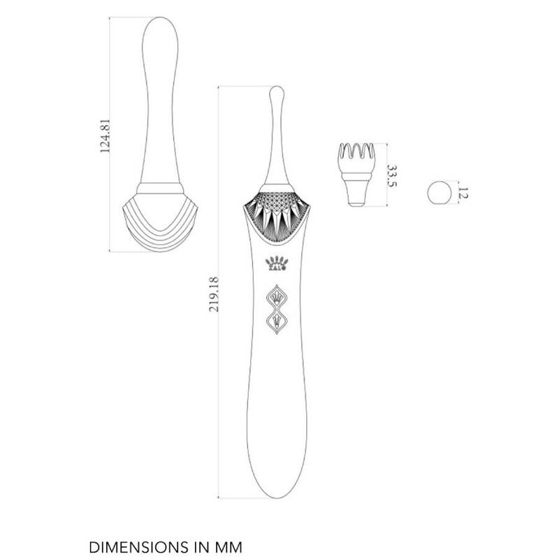 ZALO - BESS 2 CLITORAL MASSAGER BLACK - NOCTURNA DESIRES