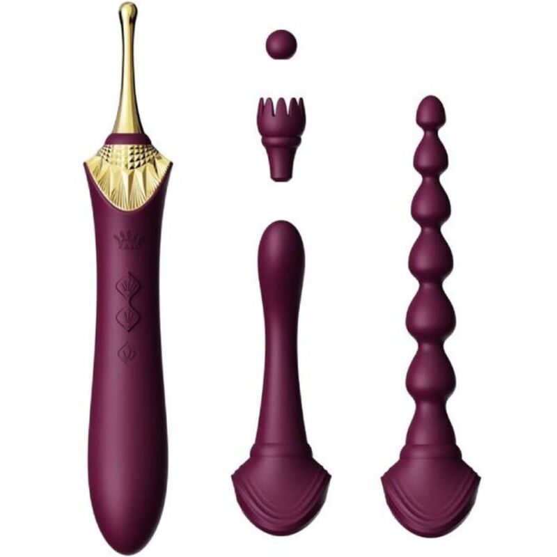 ZALO - BESS 2 CLITORAL MASSAGER PURPLE - NOCTURNA DESIRES