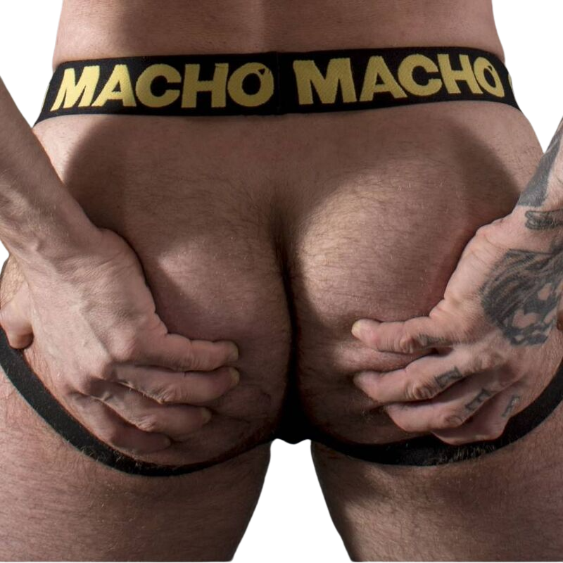 MACHO - MX25AC JOCK YELLOW LEATHER M - NOCTURNA DESIRES