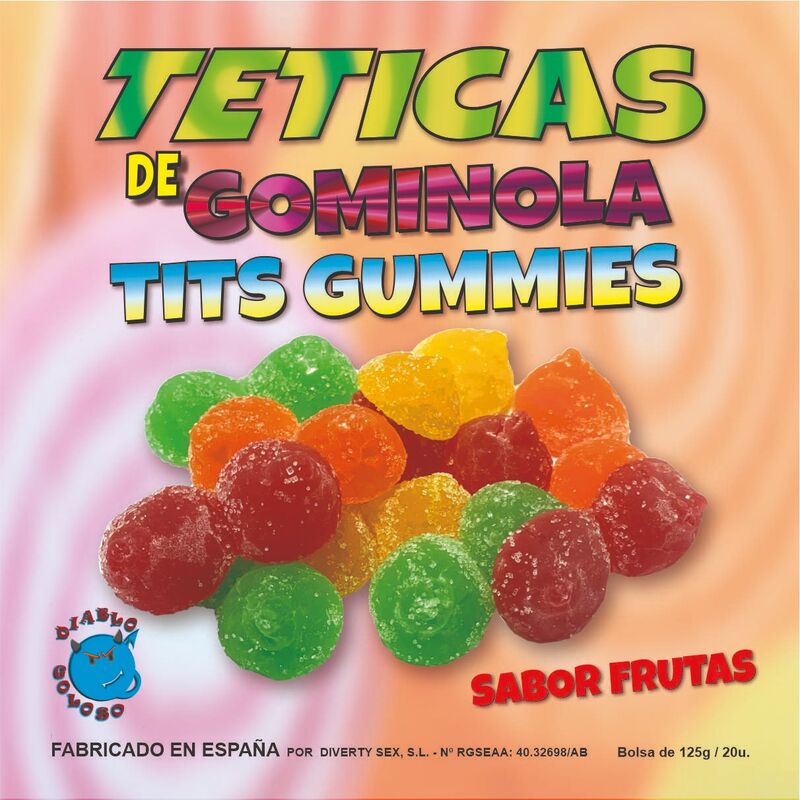 DIABLO GOLOSO - ASSORTED SUGAR GUMMY TEATS - NOCTURNA DESIRES