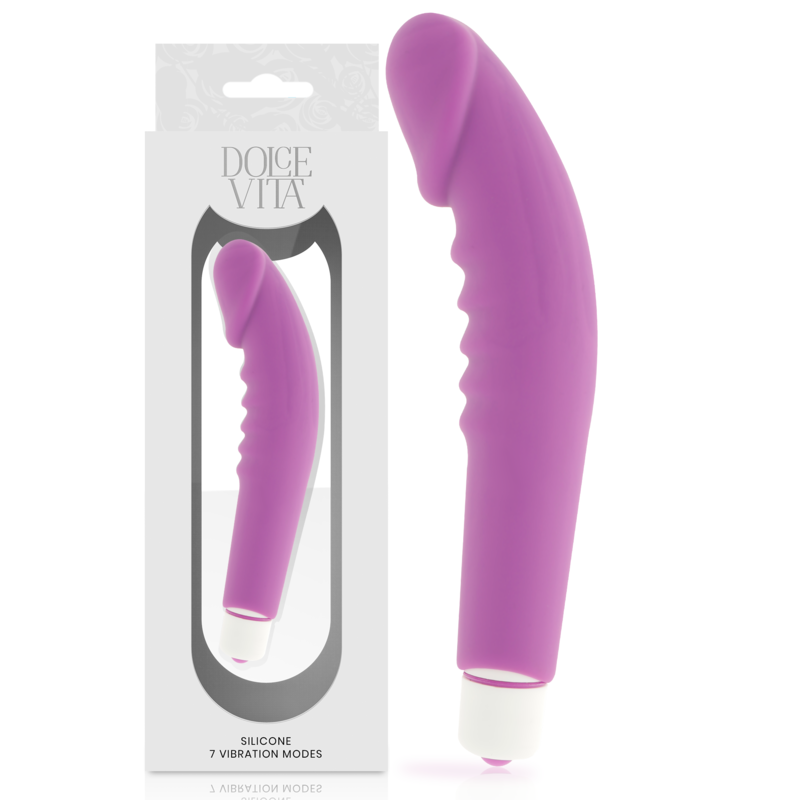 DOLCE VITA - REALISTIC PLEASURE PURPLE SILICONE - NOCTURNA DESIRES