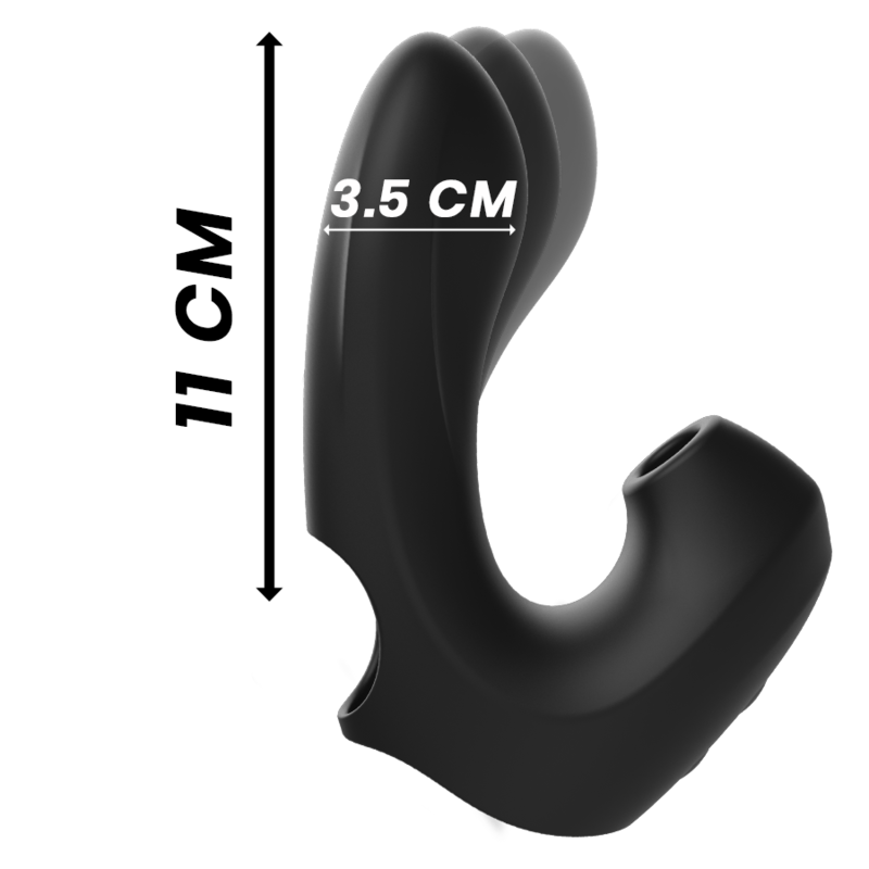 IBIZA - POWERFUL VIBRATING AND CLITORIS SUCTION THIMBLE - NOCTURNA DESIRES