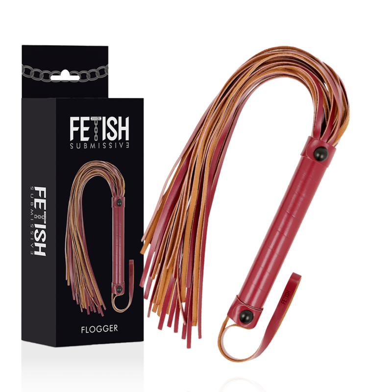 FETISH SUBMISSIVE DARK ROOM - VEGAN LEATHER WHIP - NOCTURNA DESIRES