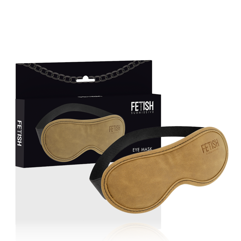 FETISH SUBMISSIVE ORIGEN - VEGAN LEATHER MASK WITH NEOPRENE LINING - NOCTURNA DESIRES