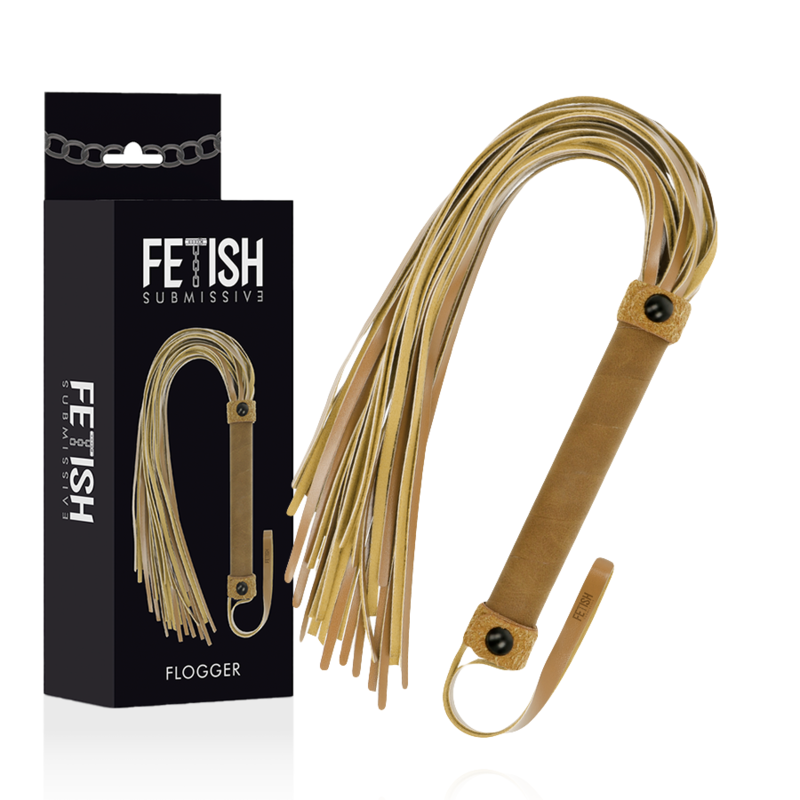 FETISH SUBMISSIVE ORIGEN - VEGAN LEATHER WHIP - NOCTURNA DESIRES