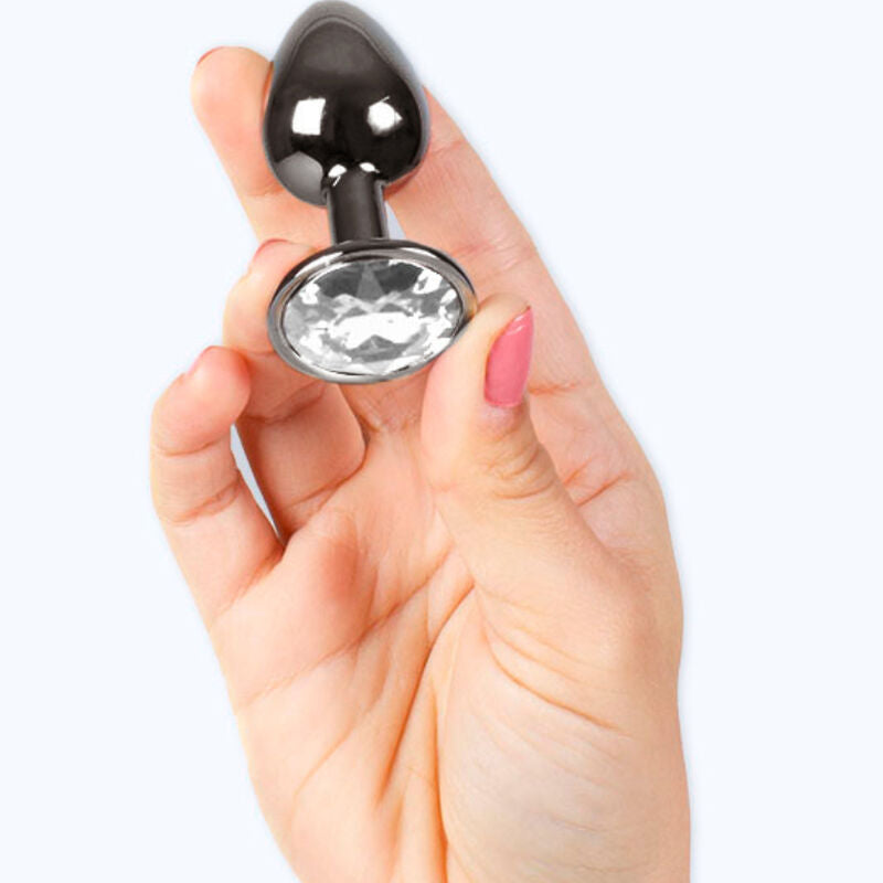 SECRETPLAY - GUNMETAL BUTT PLUG SMALL SIZE 7 CM - NOCTURNA DESIRES